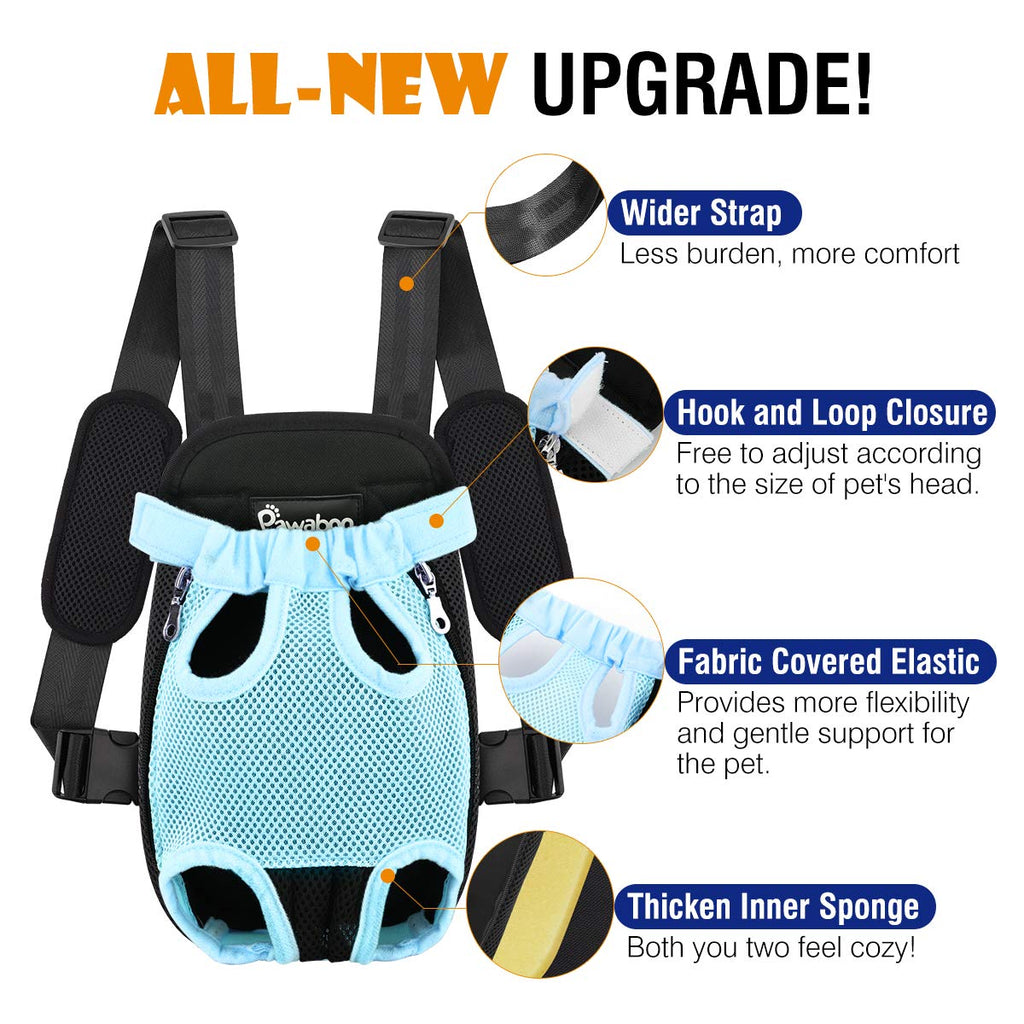 Pawaboo Pet Front Carrier Backpack for Small Medium Dogs