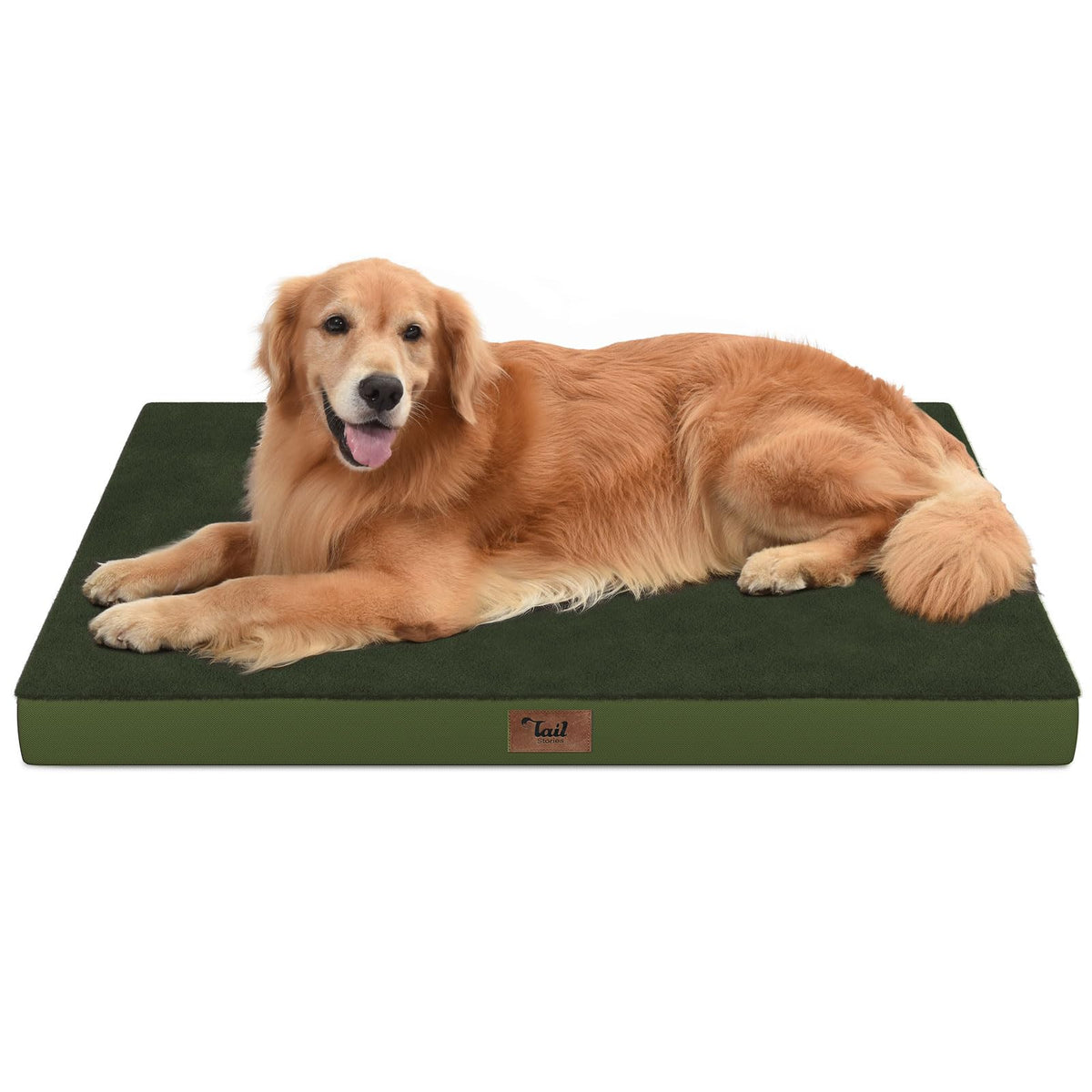 Tail Stories Waterproof Orthopedic Outdoor Dog Bed XL for Extra Large Dogs