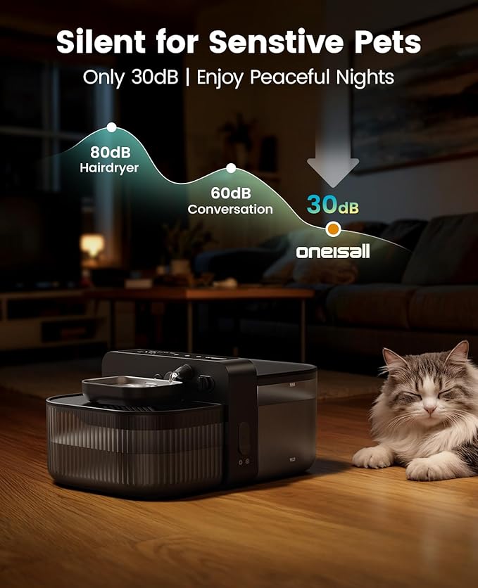 oneisall Cat Water Fountain