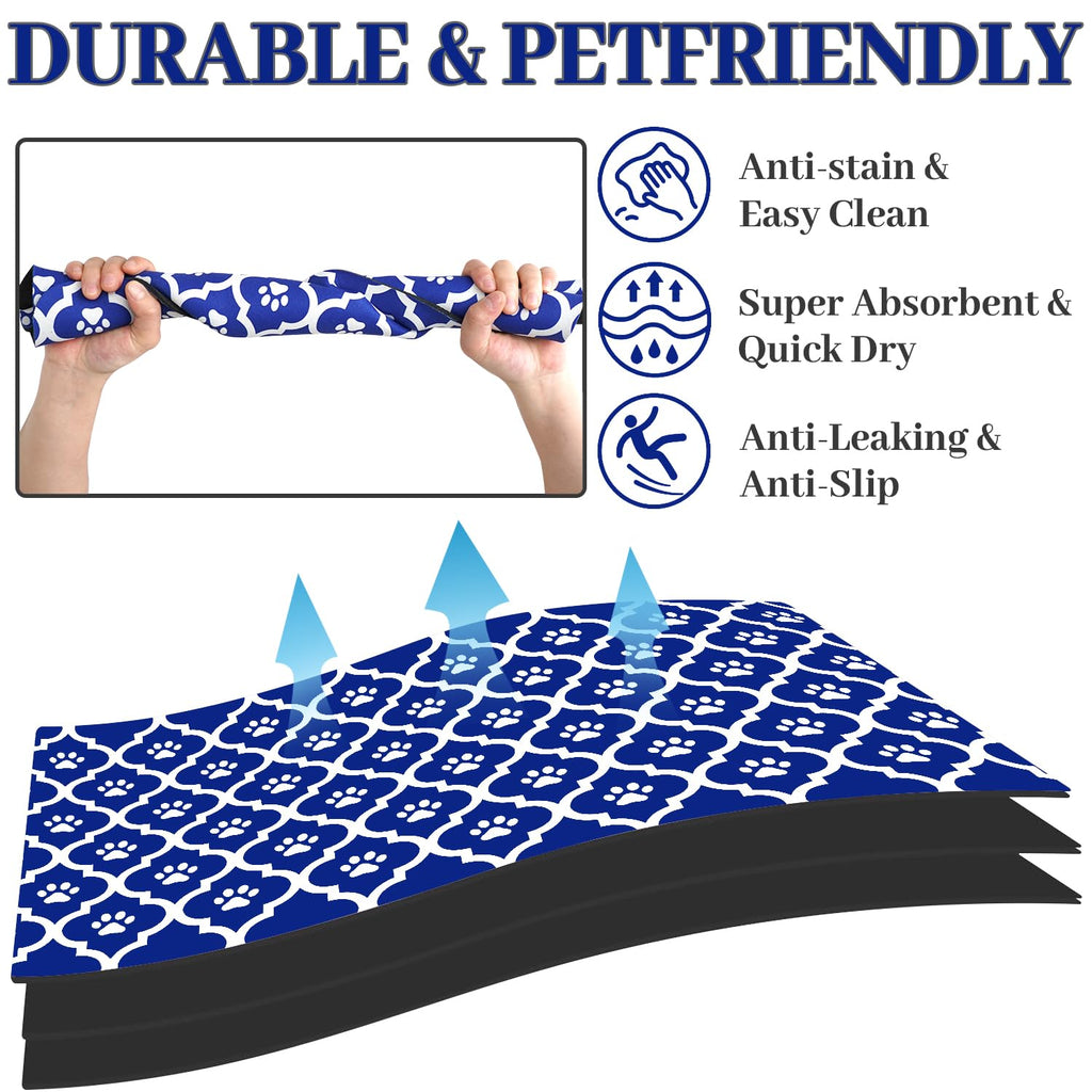 Xspatroias Dog Food Mat 12X20 Inch
