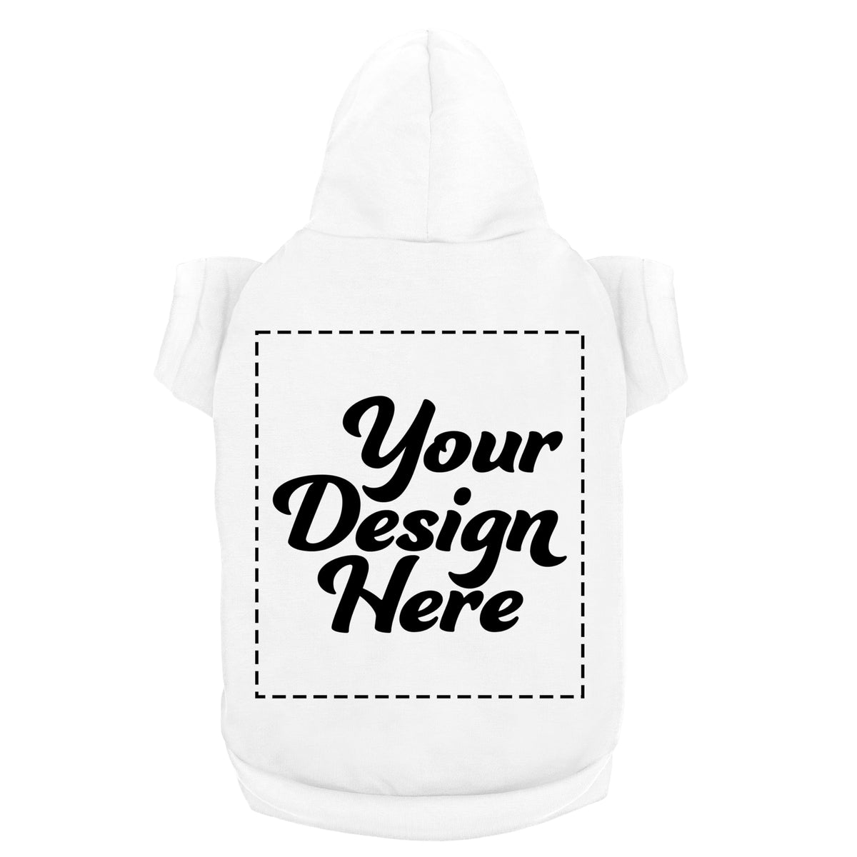 Personalized Dog Hooded Sweatshirt Custom Pet Pullover Hoodie Text/Image Small/Medium/Large Dogs,Puppy,Cat and Kitten Royal Blue