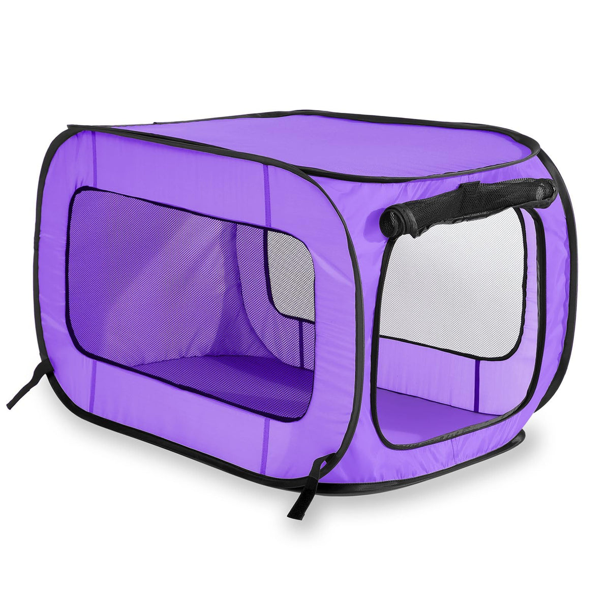 Portable Collapsible Pop Up Kennel, 36" L x 22" W x 22" H, Red