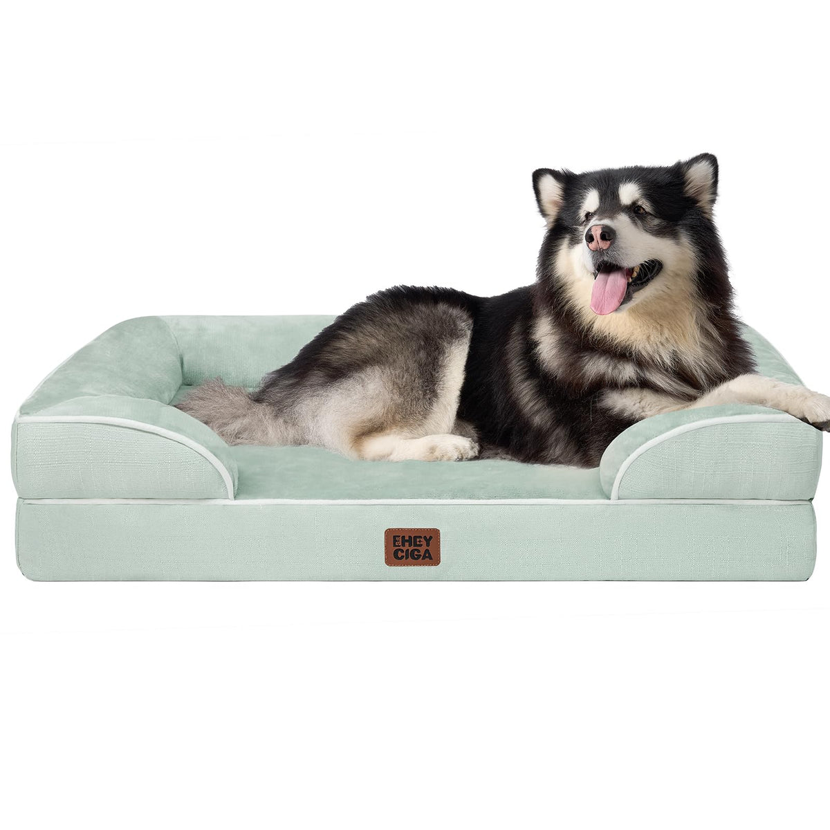 EHEYCIGA Orthopedic XXL Dog Bed, Waterproof Washable XL Big Pet Bed 52"