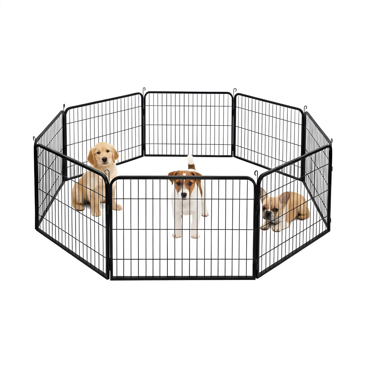 BestPet | Dog Playpen | 40", 12 Panels | Heavy Duty Metal Pet Exercise Pen