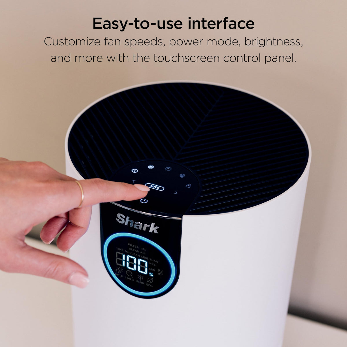 Shark Clean Sense Air Purifier, HP102, White