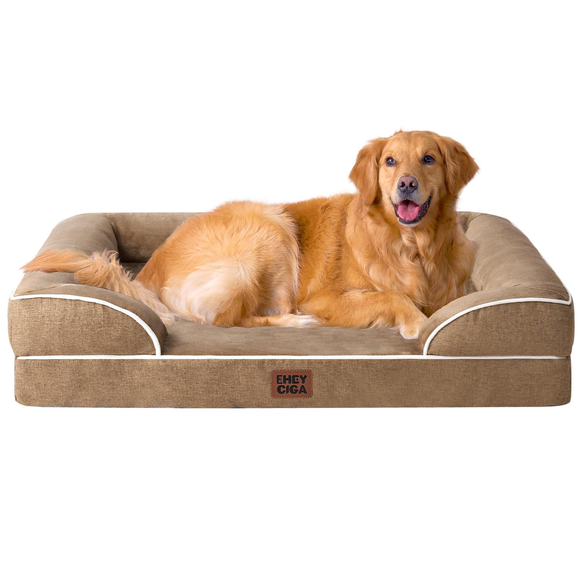 EHEYCIGA Orthopedic Extra Large Dog Bed, Waterproof Washable XL Pet Bed 44"