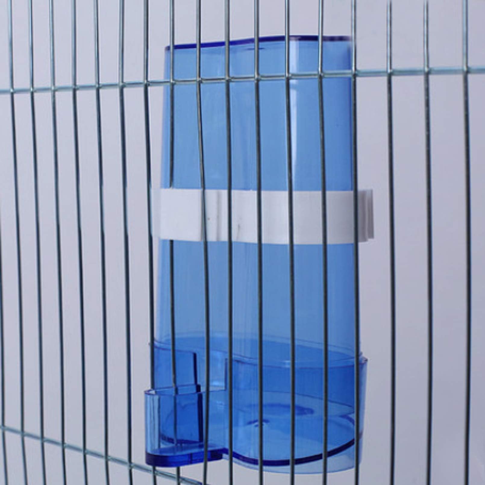 Parakeet Water Dispenser Parrot Water Feeder Bird Seed Container for Cage Cockatiel Cage Accessories Automatic Feeding for Budgies Finch Small Birds 2pcs
