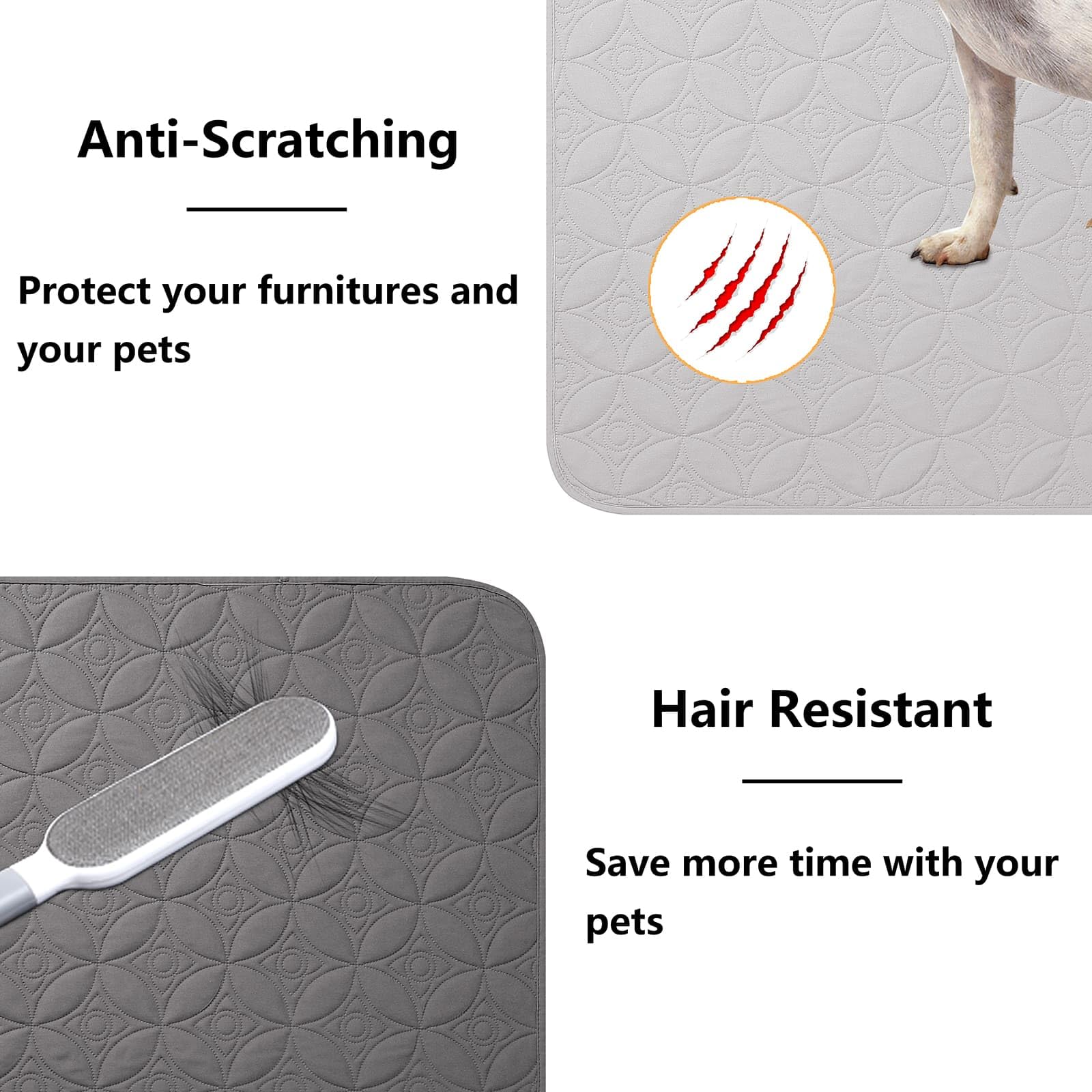 Tuffeel Waterproof Couch Cover for Dogs - Washable Pets Furniture Protector