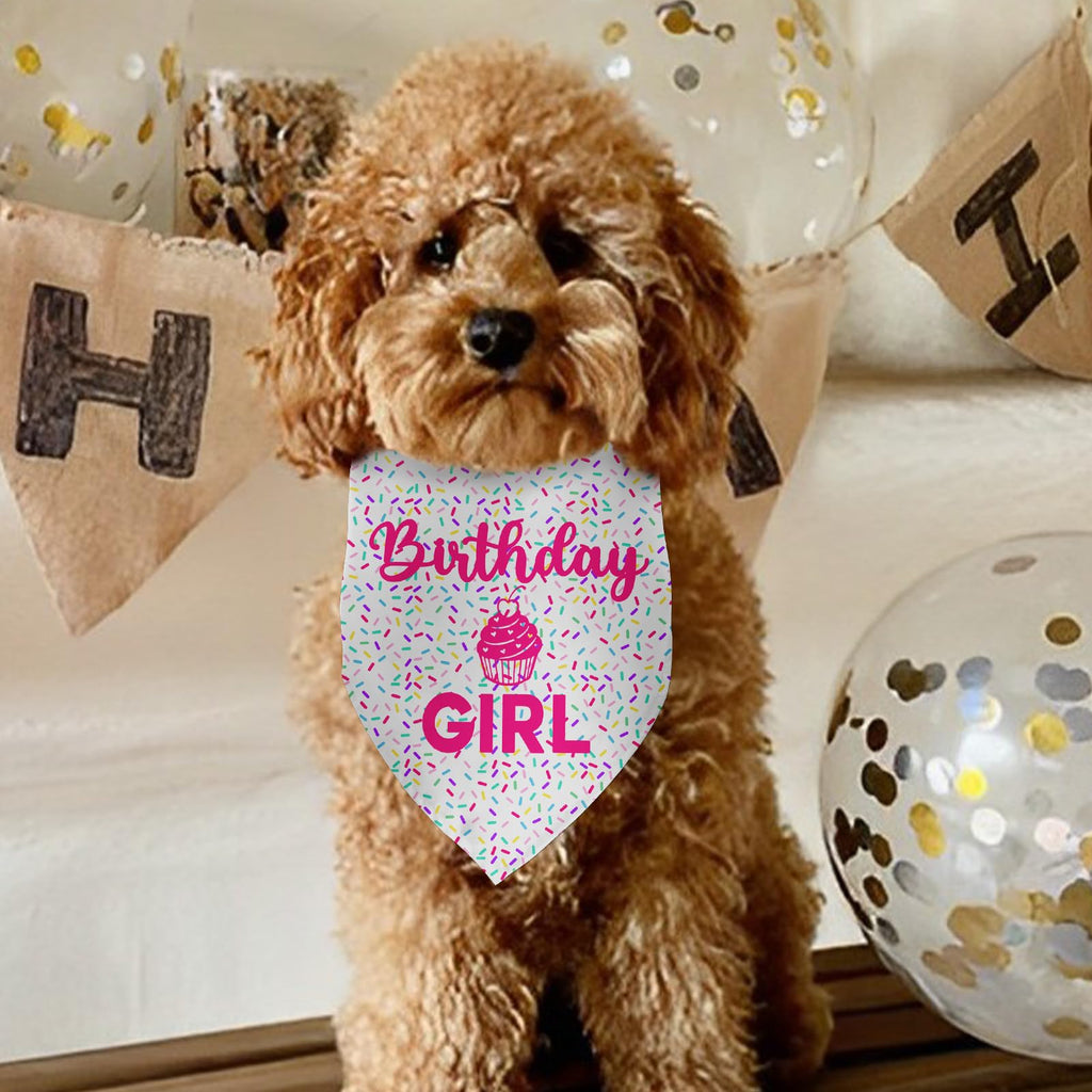 Dog Birthday Bandana Birthday Girl Pet Scarf Bibs Accessories Party Supplies for Dog Lover Small Medium Puppy Bandanas Girl