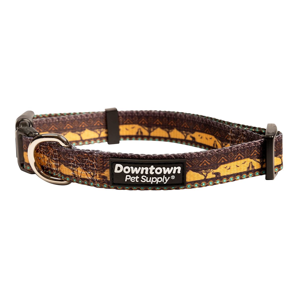 Downtown Pet Supply - Best & Fancy Dog Collar - Lightweight Adjustable with Quick Buckle & D-Ring - Hand Wash Safe - Pineapple - Large