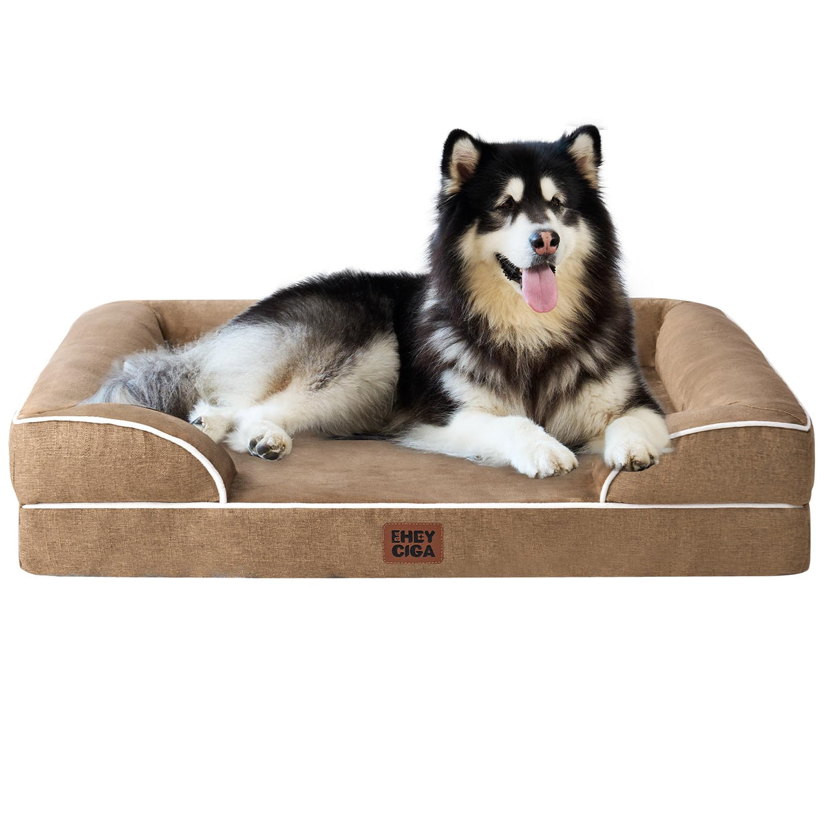 EHEYCIGA Orthopedic XXL Dog Bed, Waterproof Washable XL Big Pet Bed 48"