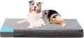 GOHOO PET Orthopedic Memory Foam Dog Bed, Cooling Dog Beds Waterproof Pet Bed for Crate with Removable Washable Cover, L(35inch,65Lbs)