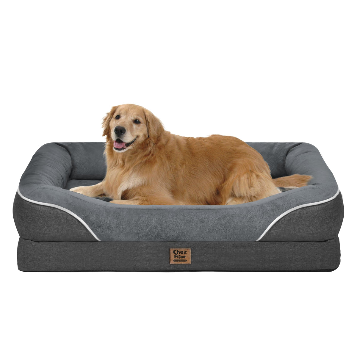 Chez Paw Orthopedic Washable XXL Dog Bed for Extra Large Dogs