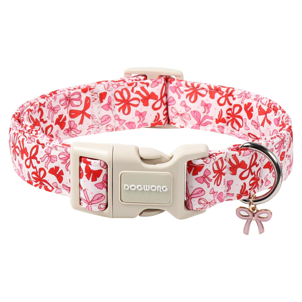 DOGWONG Fall Pumpkin Dog Collar- Cute Daisy Pumpkin Dog Collars Adjustable Orange Halloween Thanksgiving Dog Collar for Small Medium Large Dogs M — XS — L — M