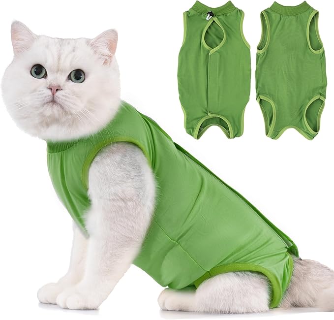 Avont Cat Recovery Suit - Kitten Onesie for Cats After Surgery