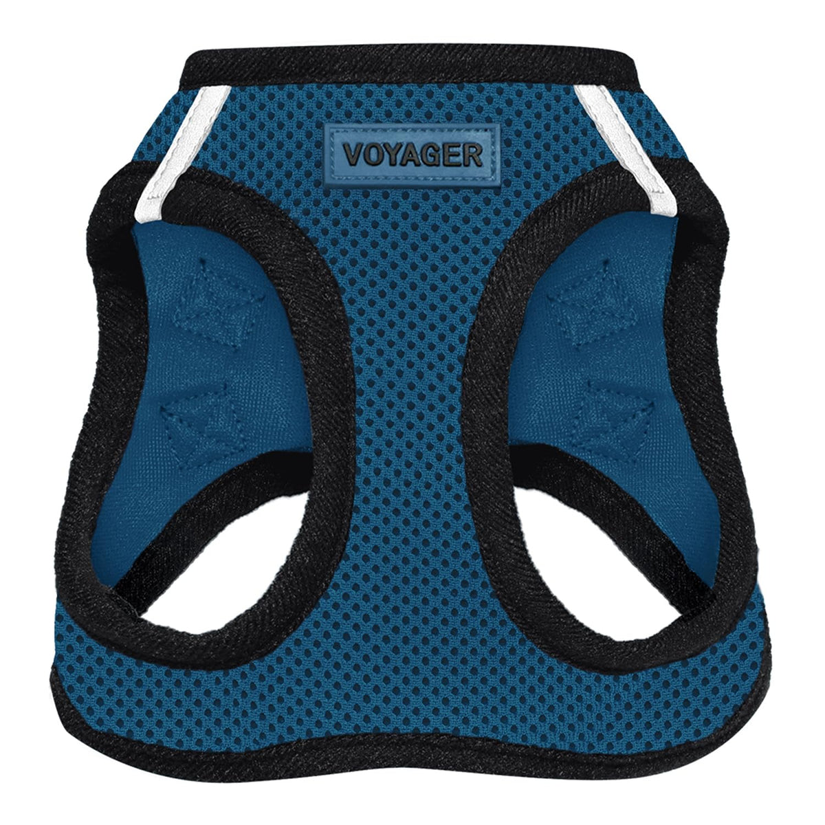 Voyager Step-in Air Dog Vest Harness - Black/Black Trim, Medium