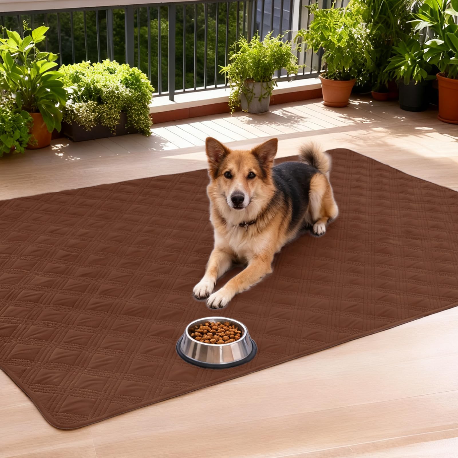hyha Waterproof Reversible Dog Blanket, Soft Couch Cover for Dogs Washable