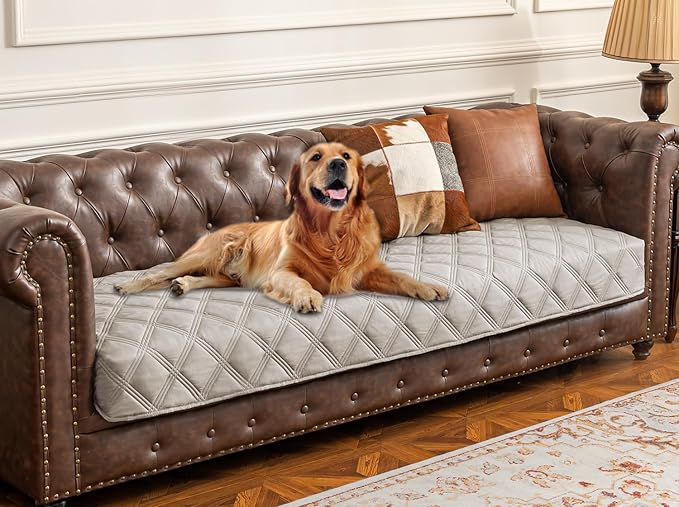 Ameritex Waterproof Dog Bed Cover Pet Blanket with Anti-Slip Back for Furniture Bed Couch Sofa — 30x90 Inch (Pack of 1)
