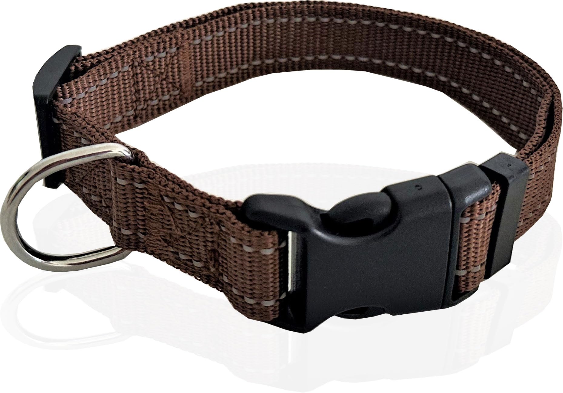 Adjustable Nylon Dog Collar, Reflective Collar 1 Inch 3/4 Inch 5/8 Inch Wide, for Large Medium Small Dogs