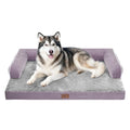 MEKIY Orthopedic Waterproof Dog Bed with Bolster for Extra Large Size Dogs