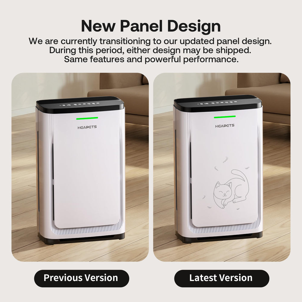 Pet Air Purifier Large Home 4200 sq ft, Suck up Floating Cat Dog Hair Dander, 7-Stage H13 HEPA Anion Activated Carbon Filter, Air Purifiers with APP for Odor Allergies Smoke Dust, Zero Ozone, P339