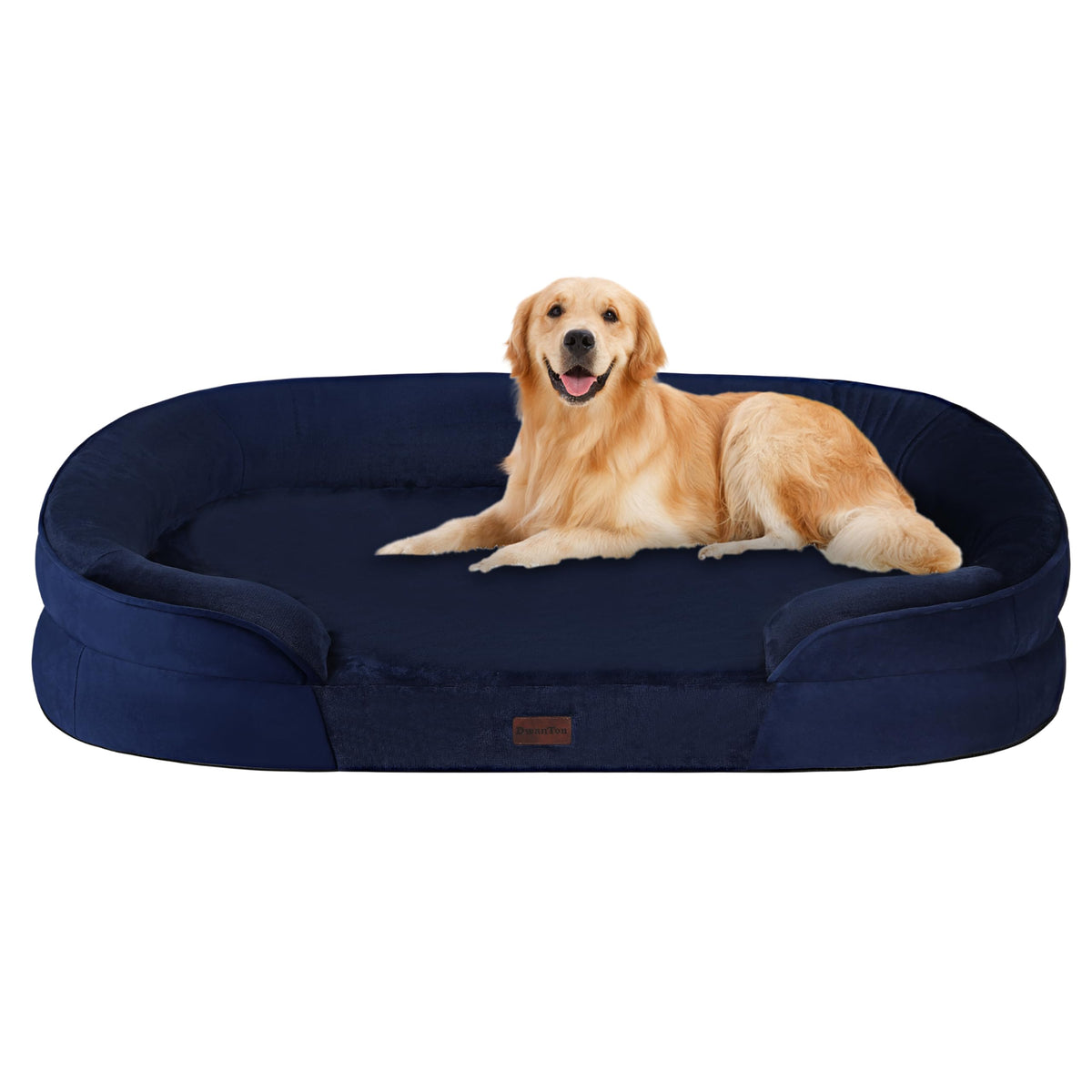 Dwanton Orthopedic Waterproof X-Large Dog Bed Sofa, Gel Memory Foam, 45"