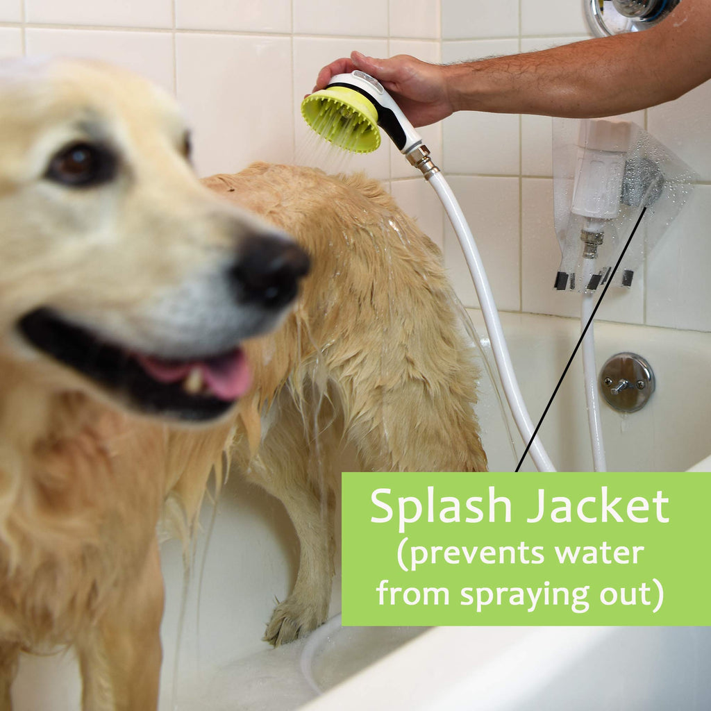 Wondurdog Dog Wash Bathtub Spout Kit, Garden Hose, Pull Up Diverter Only