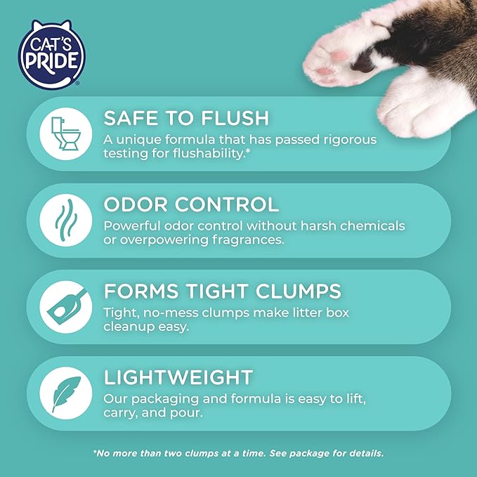 Cat's Pride Flushable Lightweight Scented Clumping Litter 10lb