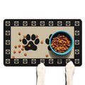 Absorbent Pet Dog Bowl Mat for Food and Water, Pet Cat Food Feeding Mat with Non Slip Rubber Backing, Dog Food Mats for Floors Waterproof, 12"x20"