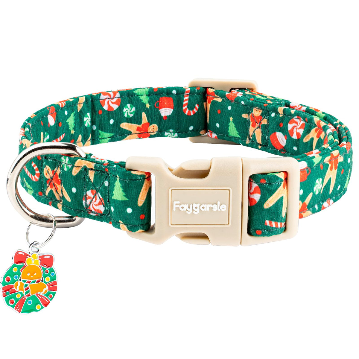 Faygarsle Fall Dog Collar Orange and Pink Pumpkin Pattern for Autumn S