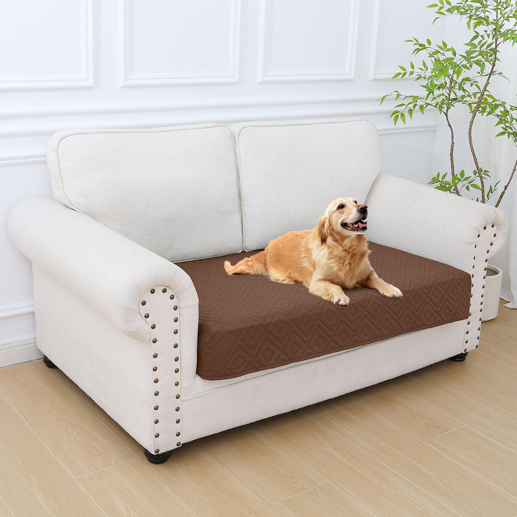 hyha Waterproof Reversible Dog Blanket, Pet Blanket for Sofa Couch