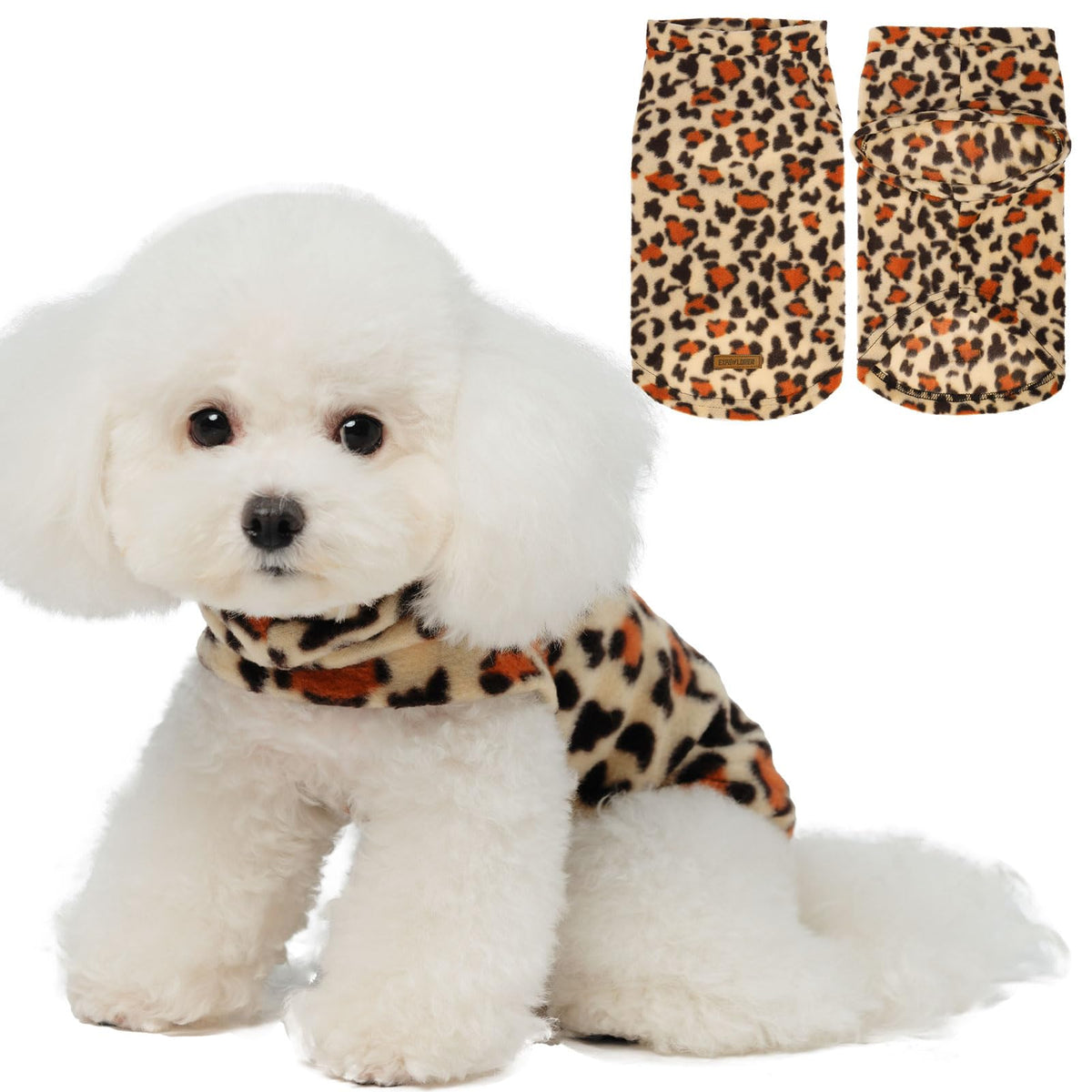 EXPAWLORER Cat Sweater Warm Fleece Pet Clothes for Cats Only