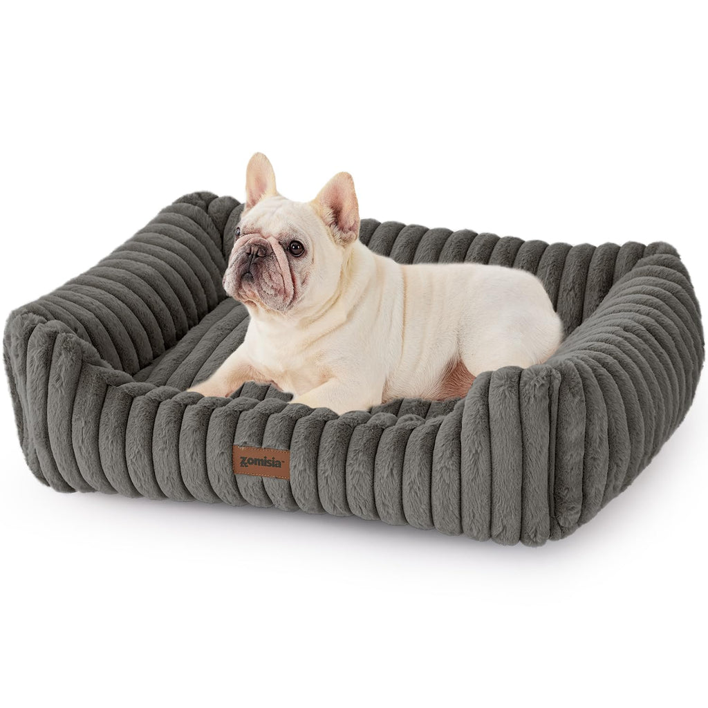 ZOMISIA Orthopedic Dog Bed for Medium Dogs with Washable Cover, 30x24''