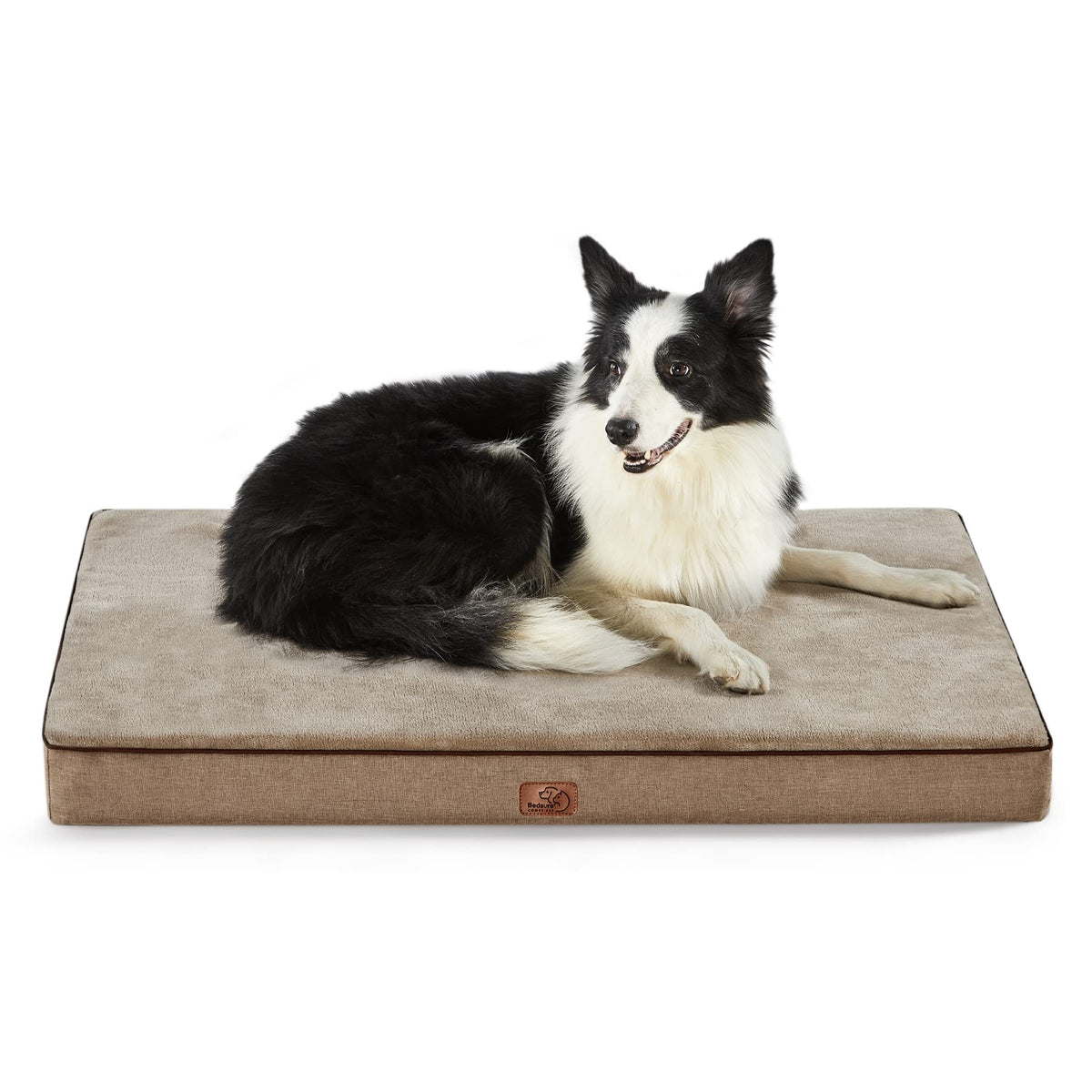 Bedsure Memory Foam Dog Beds Large Sized Dog, Orthopedic Crate Pads, 35x22