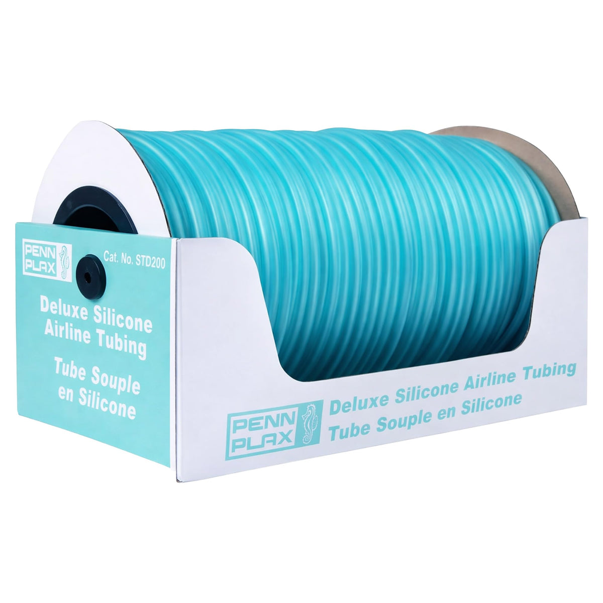 Penn-Plax Deluxe Airline Tubing for Aquariums – Made of Durable Silicone – Safe for Freshwater and Saltwater Fish Tanks – 8 Feet