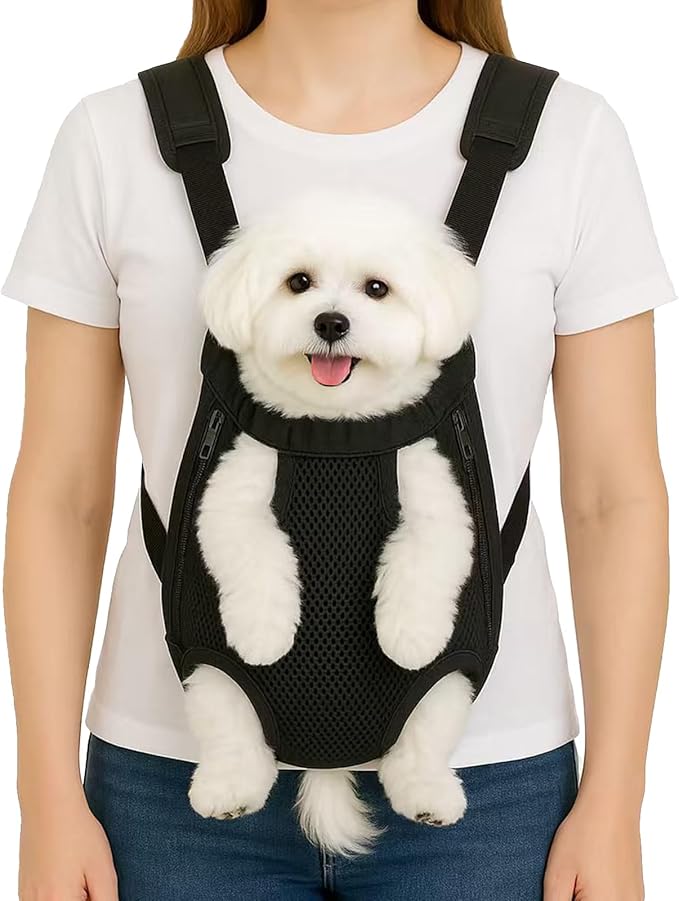 Mosago Dog Backpack Carrier, Front Chest Carrier for Small Dogs 2.5-4 lbs