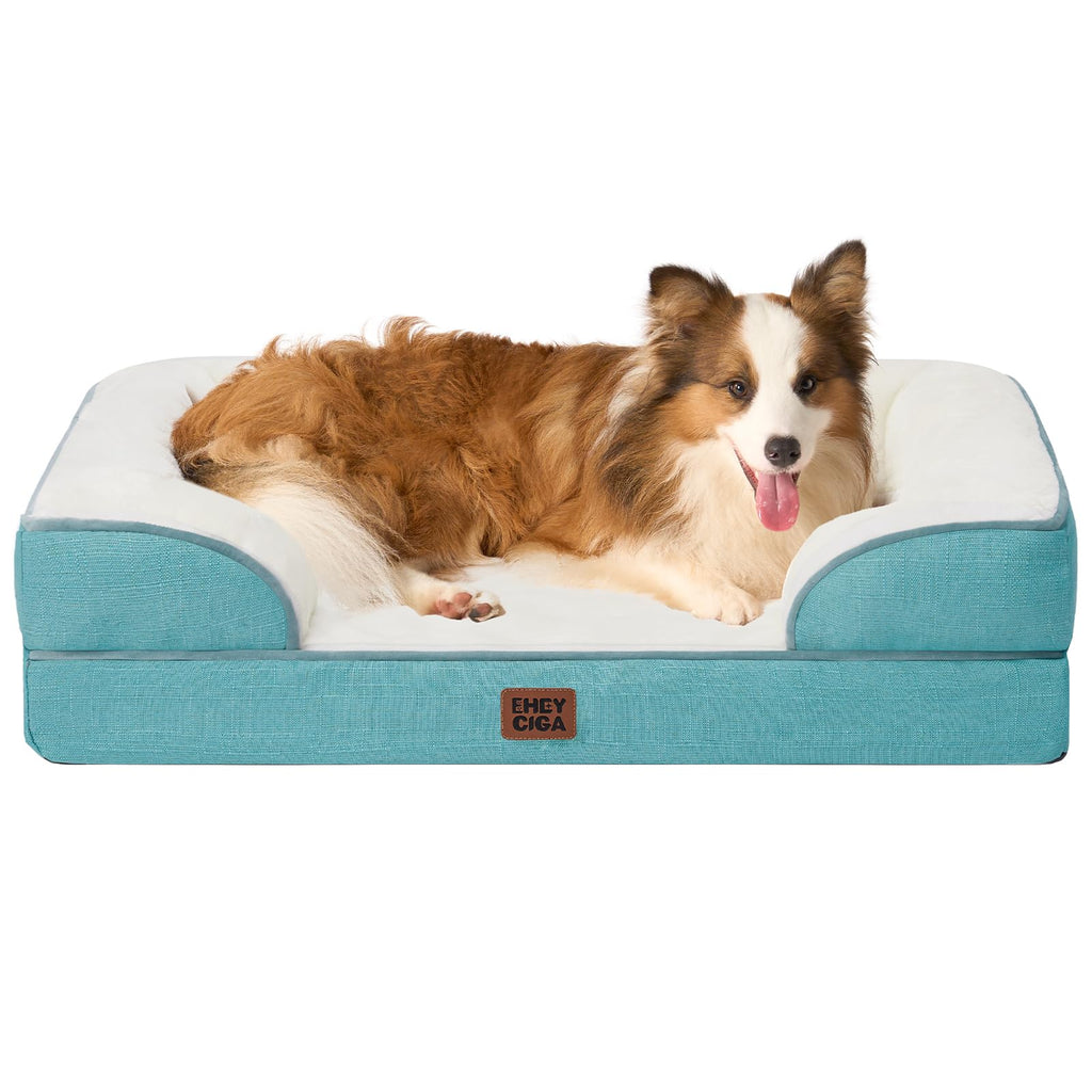 EHEYCIGA Orthopedic Dog Beds Large Sized Dog, Waterproof Washable Pet Bed