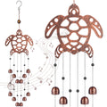 24 Inch Dachshund Metal Wind Chimes 12 Bells Bronze Cinnvoice,Sea Turtle
