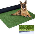 SUWUYUE Artificial Grass Outdoor Rug, 3FT x 5FT (15 Square Feet) 0.8 inch Realistic Fake Synthetic Grass Carpet, 20mm Thick Indoor Outdoor Grass Lawn Rugs Landscape for Pets, Patio, Garden