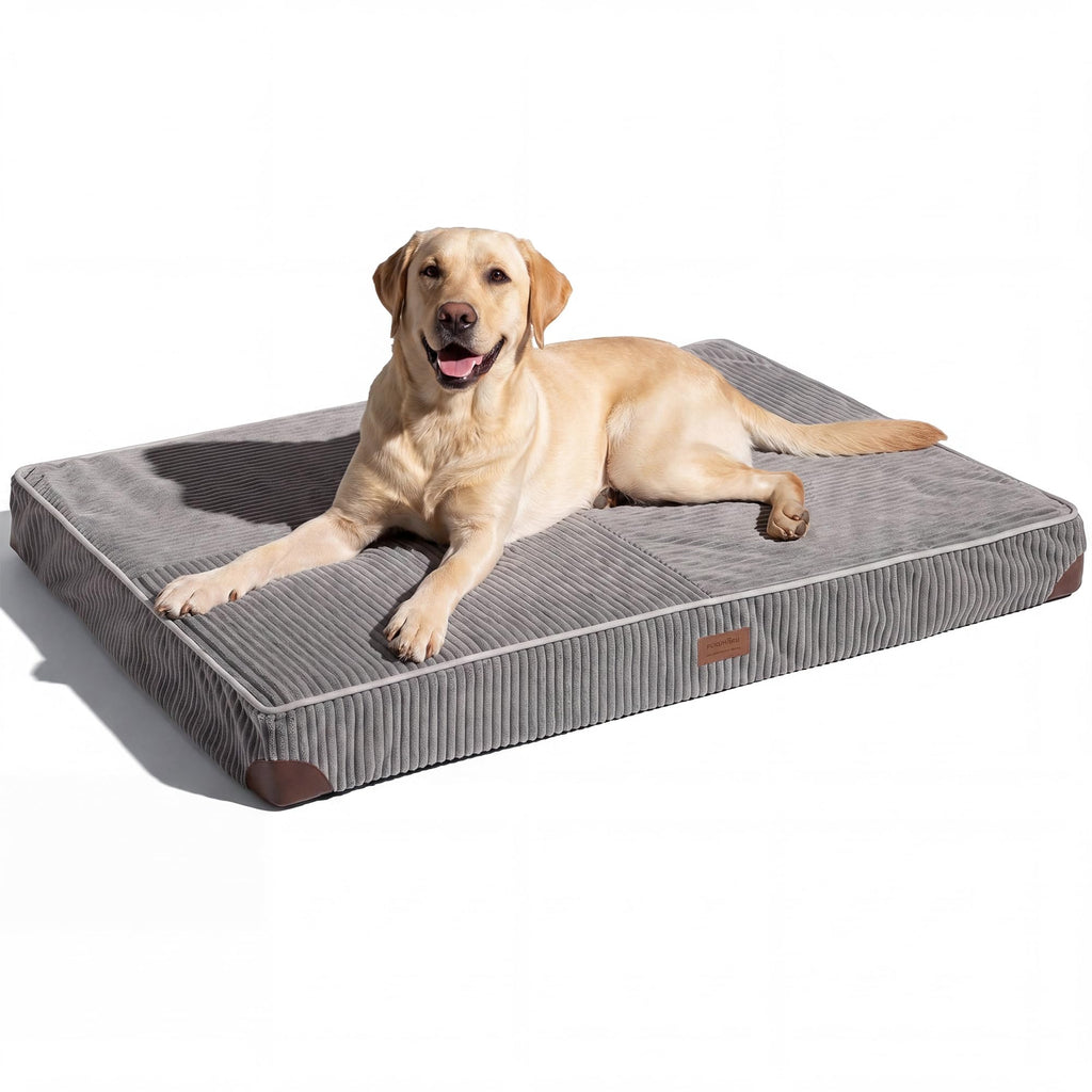 FUKUMARU Large Dog Bed, Thickened Waterproof Dog Mat with Washable Cover