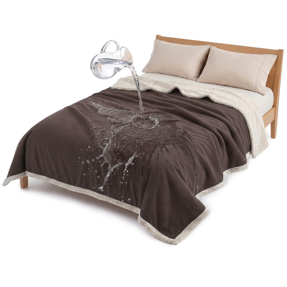 Kritter Planet Waterproof Reversible Pet Blanket for Dogs and Cats