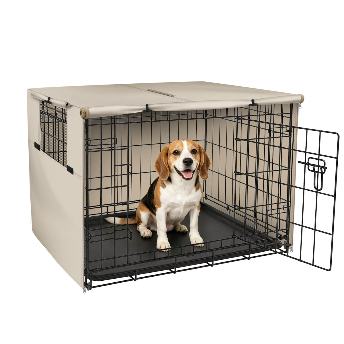 Explore Land Dog Crate Cover, 36 inches, Grey
