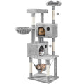 Yaheetech 73in Cat Stand, Large Cat Tree for Indoor Kitty with 2 Condos