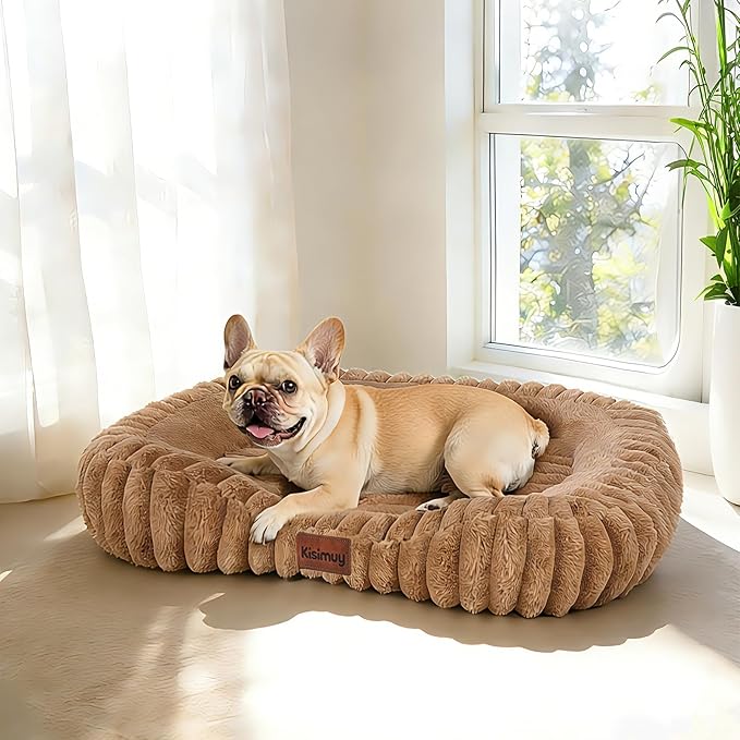 KISIMUY Orthopedic Dog Bed, Hip & Joint Support Medium Size Dog Crate Pad