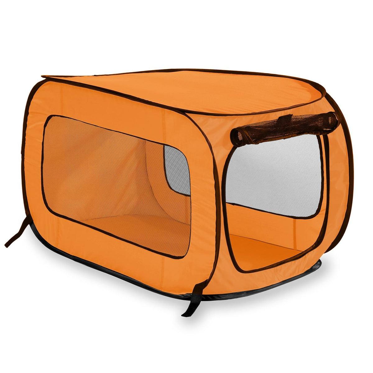 Portable Collapsible Pop Up Kennel, 36" L x 22" W x 22" H, Red
