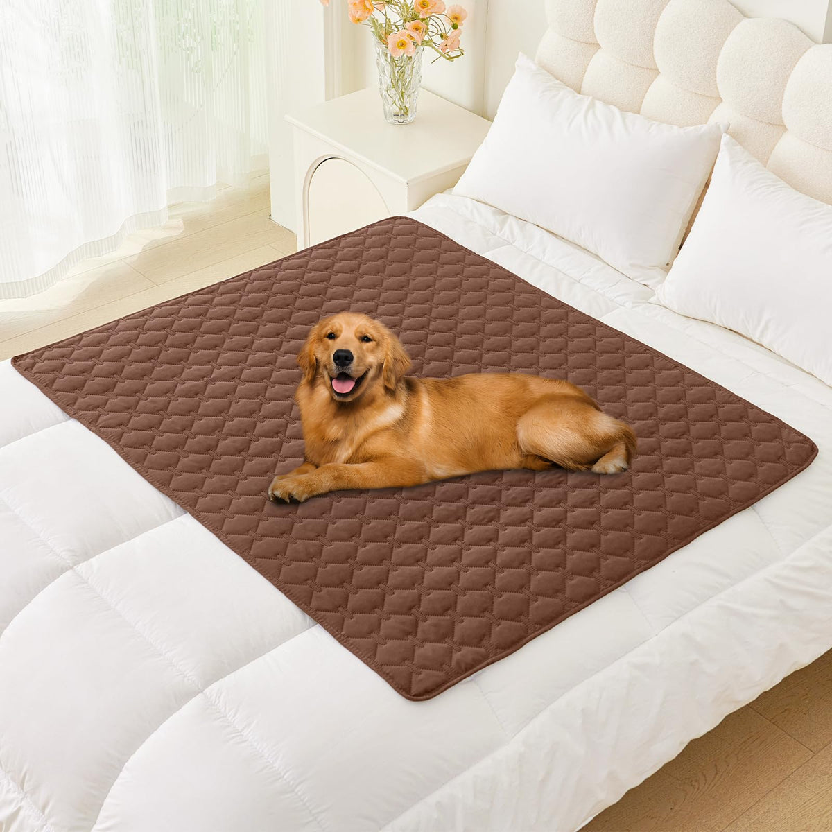 Smiry Waterproof Dog Bed Cover Blanket, Reversible Pet Blanket