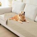 hyha Waterproof Dog Blanket, Soft Dog Bed Cover Pet Blankets, Waterproof Sofa Couch Cover for Dogs Washable, Reversible Pet Couch Covers for Sofa Furniture (30x70 Inch, Taupe/Taupe)