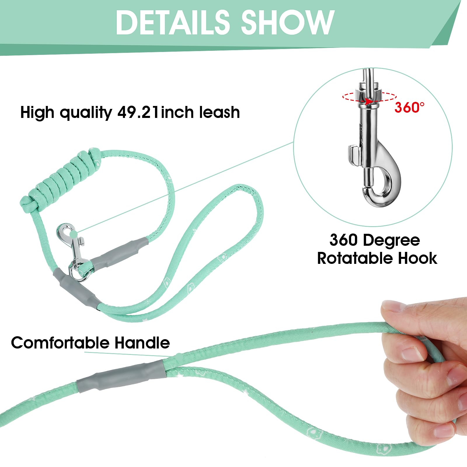 TIESOME Cat Harness and Leash Set, Adjustable Gradient Kitten Harness