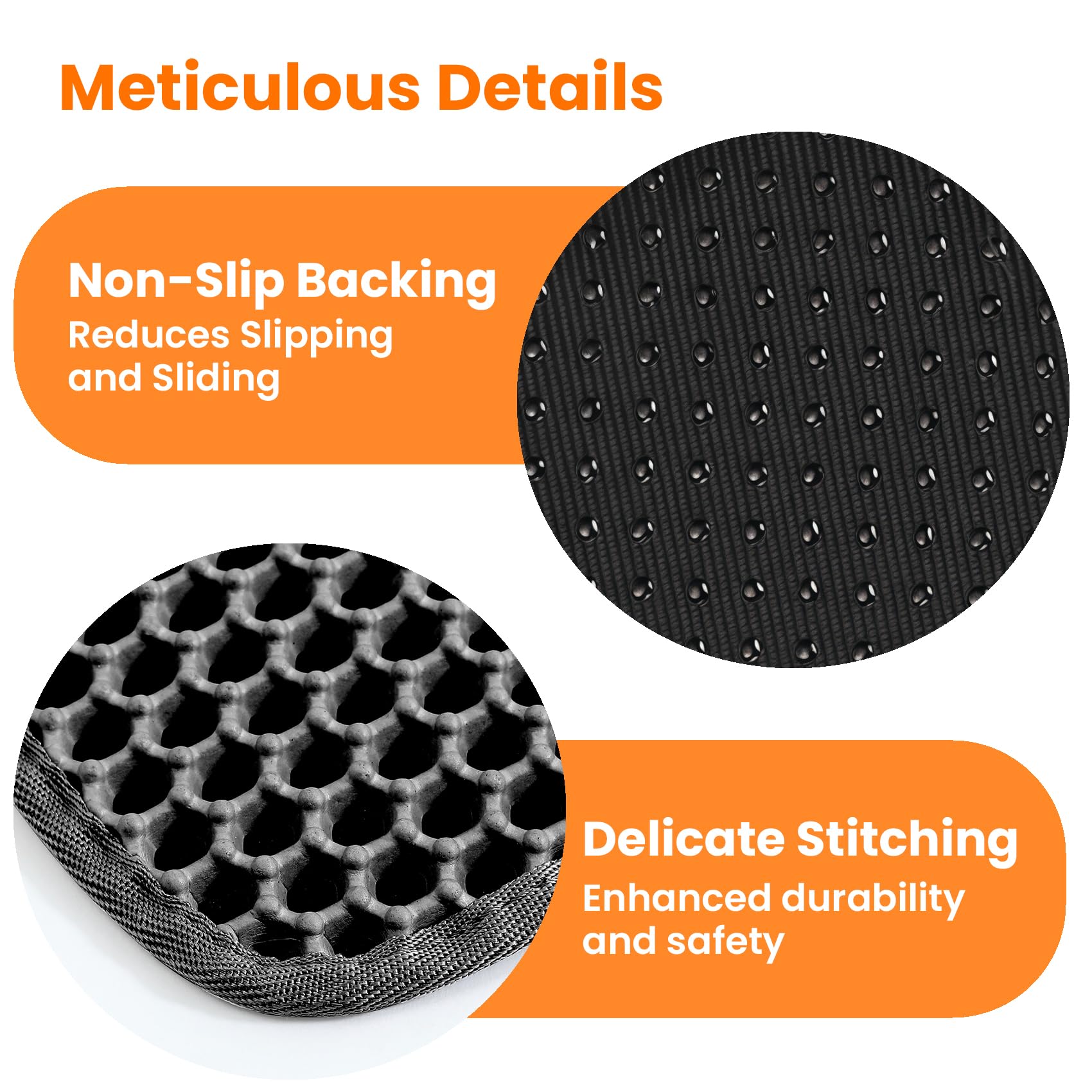Petinstinct Cat Litter Mat, Double Layer Honeycomb Litter Box Mat