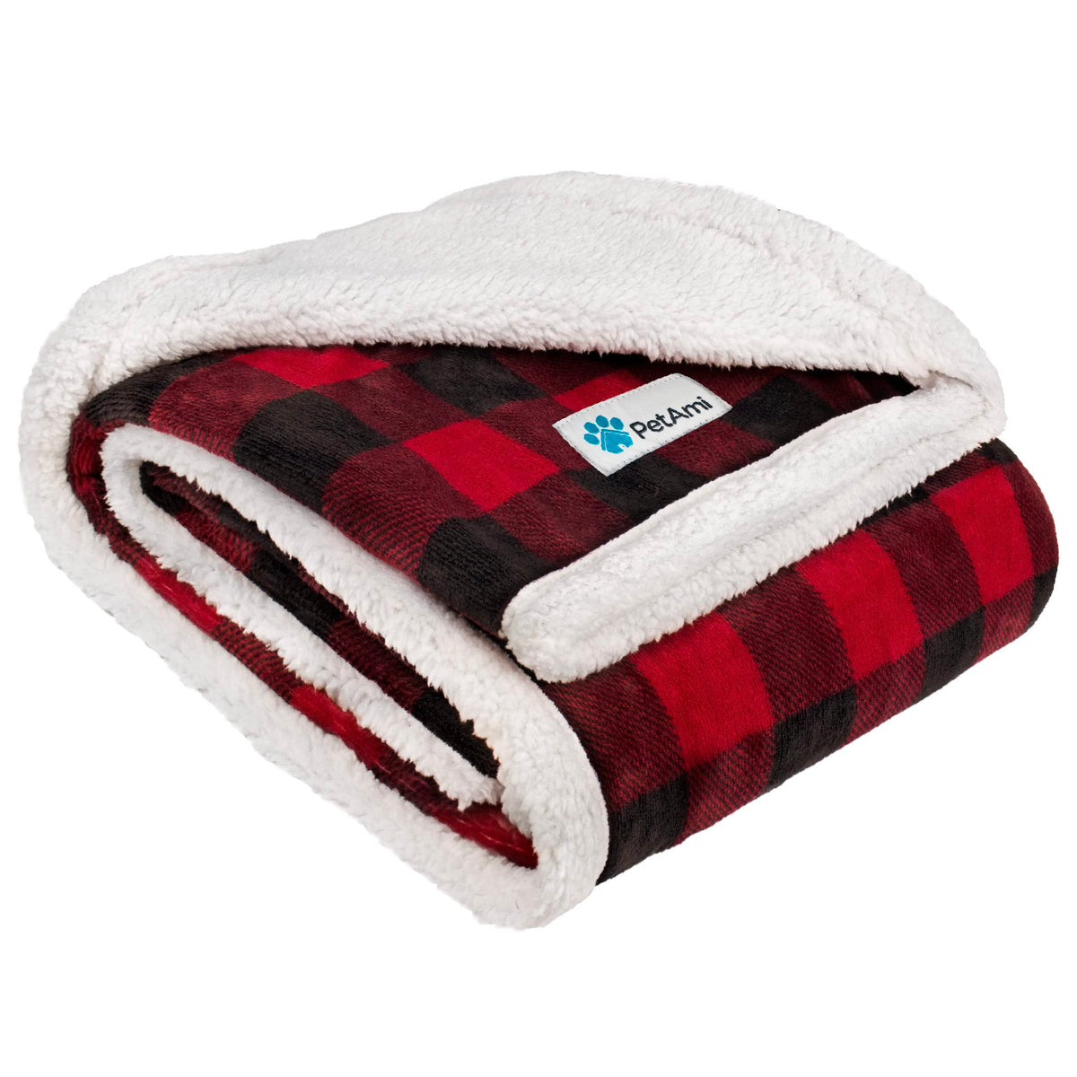 PetAmi Dog Blanket for Medium Small Pet Cat Puppy Kitten, 60x40 Solid Brown